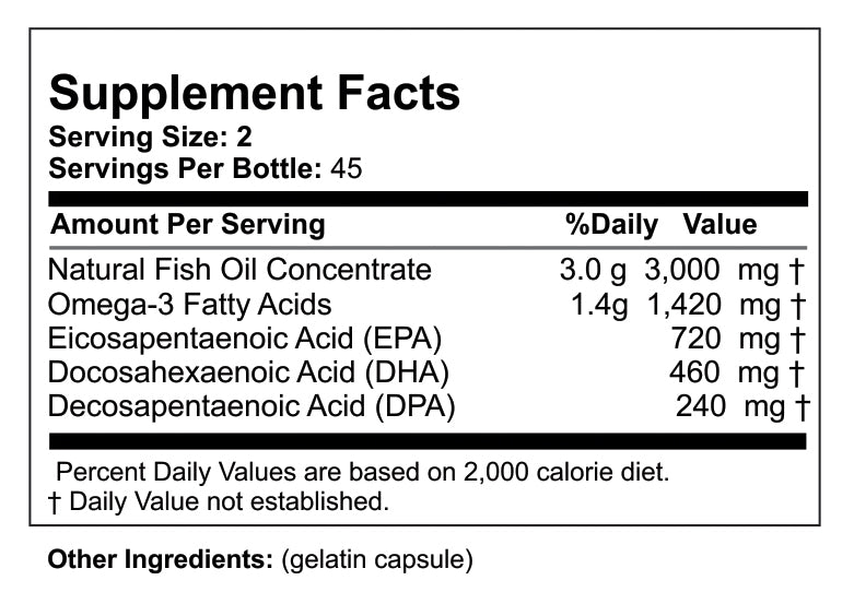 Super Omega-3 EPA/DHA/DPA Norwegian